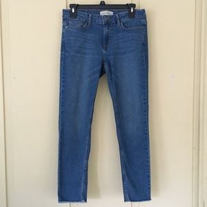 Calvin Klein Jeans Ankle Skinny Raw Hem